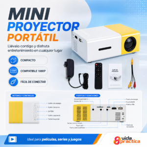 Mini Proyector Portátil LED HD Meer